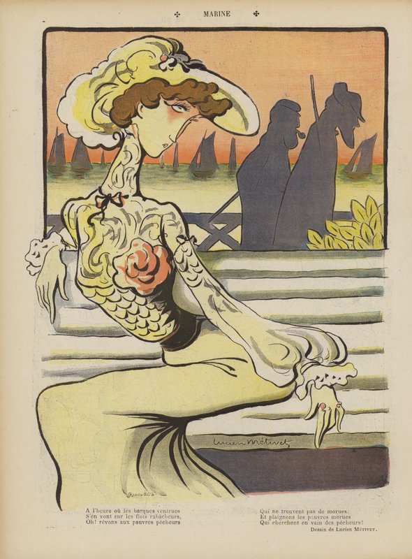 Illustratie voor Le Rire door Lucien Metivet