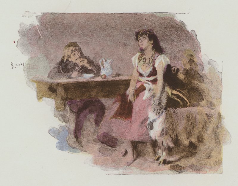Illustratie voor Notre-Dame De Paris door Victor Hugo door Lucius Rossi