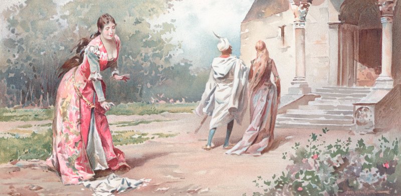 Illustratie voor Shakespeare