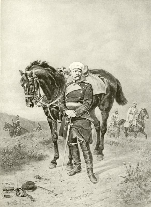 Bismarck voor Parijs door Ludwig Braun
