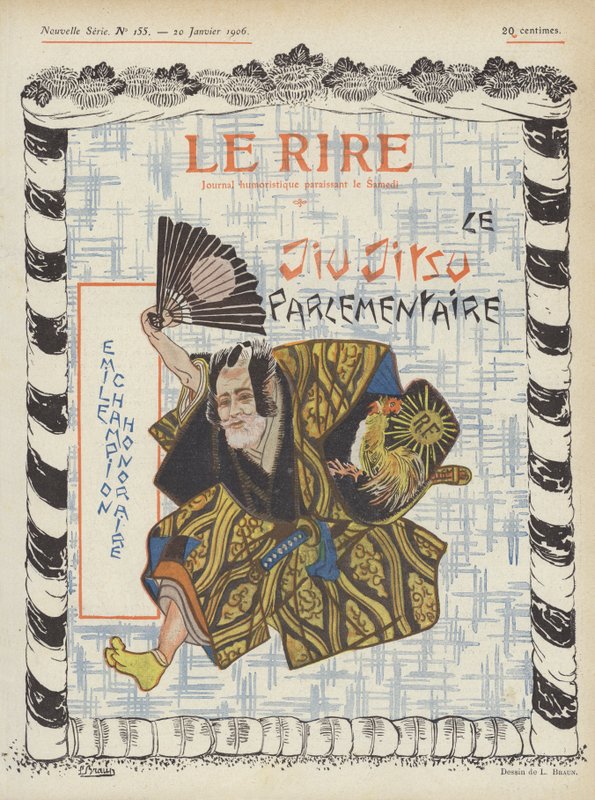 Illustratie voor Le Rire door Ludwig Braun