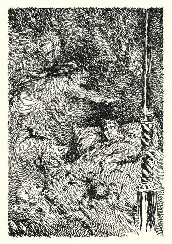 Illustratie voor The Picture of Dorian Gray door Oscar Wilde door Lui Trugo