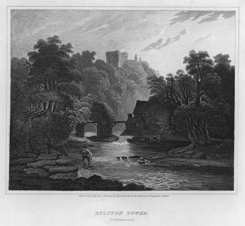 Dilston Toren, Northumberland door Luke (after) Clennell