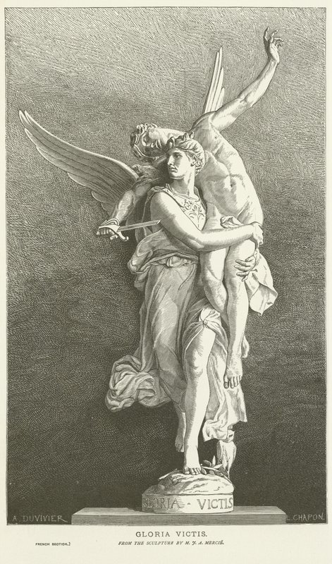 Gloria Victis door Marius Jean Antonin Mercie