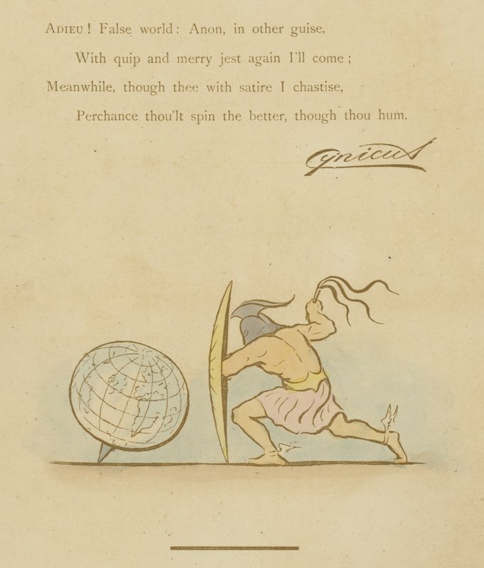 Pagina uit De Satires van Cynicus door Martin Cynicus Anderson