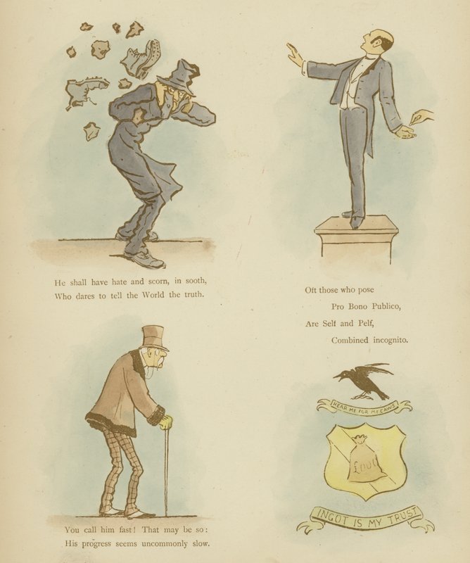 Pagina uit De Satires van Cynicus door Martin Cynicus Anderson