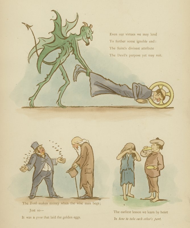 Pagina uit De Satiren van Cynicus door Martin Cynicus Anderson