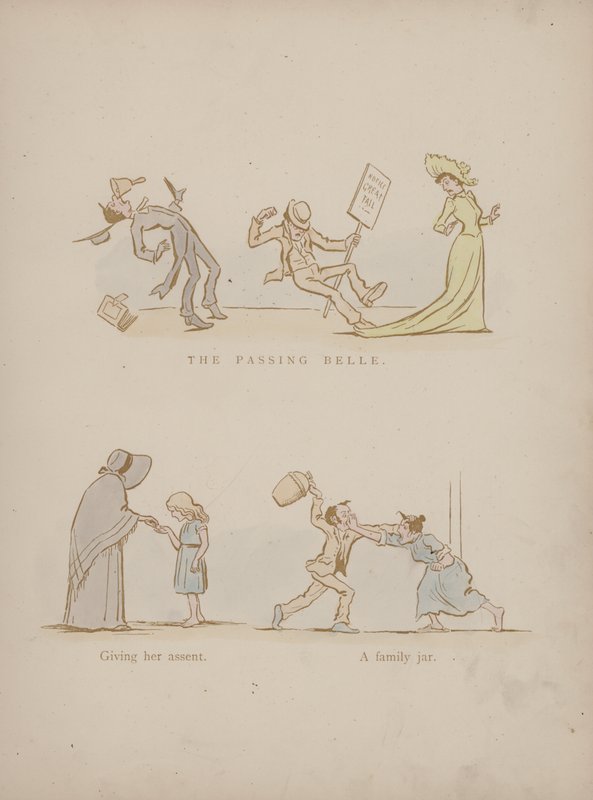 Pagina uit de Humours of Cynicus door Martin  Anderson