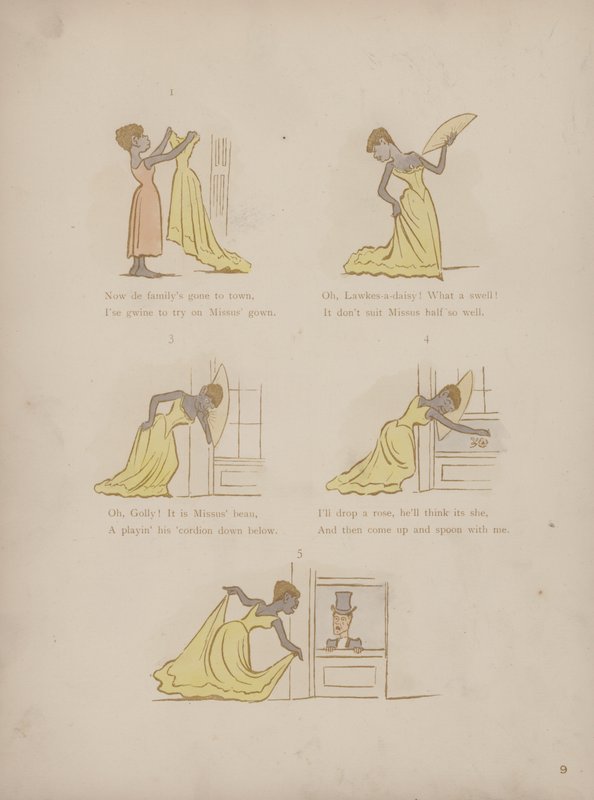 Pagina uit de Humours of Cynicus (gekleurde gravure) door Martin  Anderson