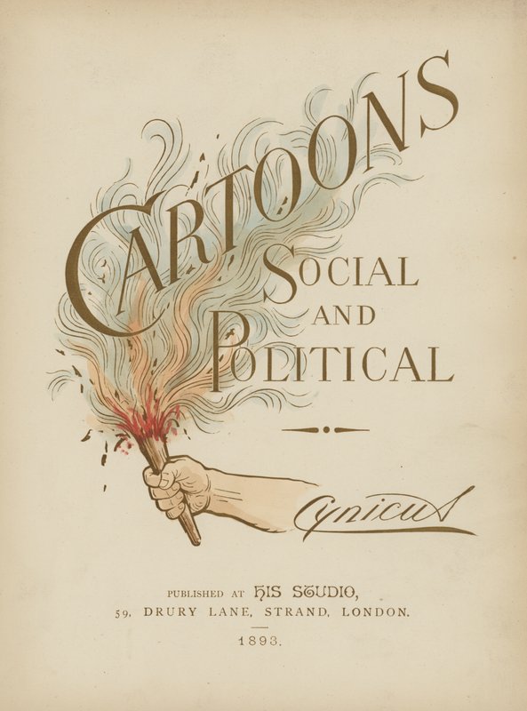 Titelpagina Illustratie voor Cartoons Sociaal en Politiek door Cynicus door Martin Cynicus Anderson