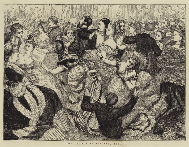 Lange Rokken in de Balzaal door Mary Ellen Edwards