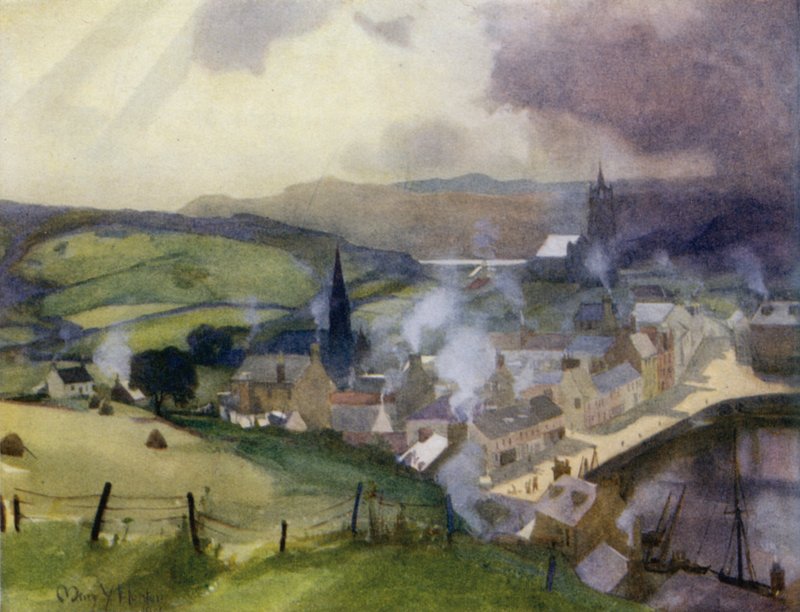 Tarbert, Loch Fyne door Mary Young Hunter