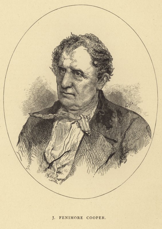 Portret van James Fenimore Cooper door Mathew B. Brady