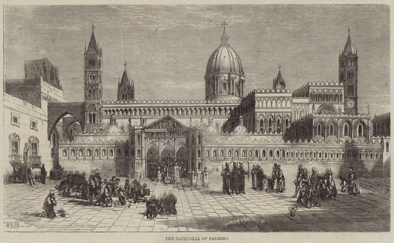 De Kathedraal van Palermo door Matthew Somerville Morgan