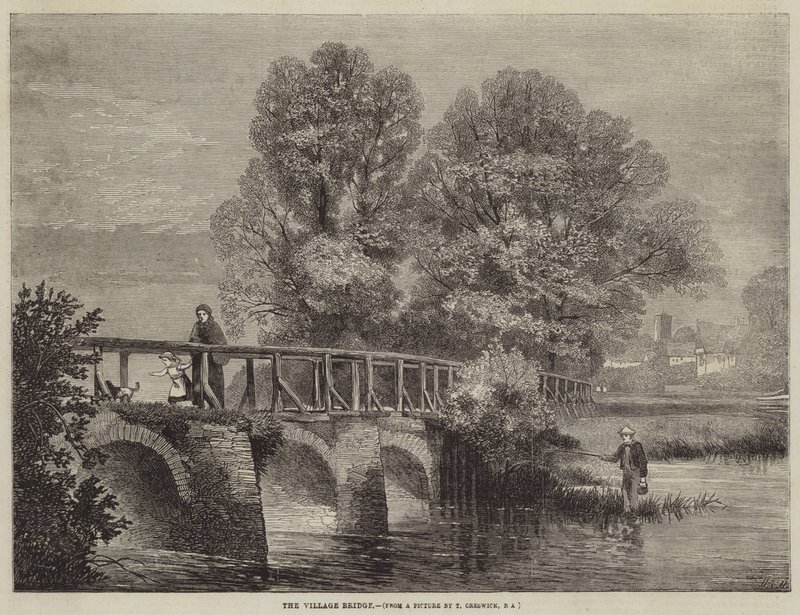 De Dorpsbrug door Matthew Somerville Morgan