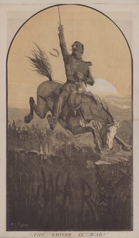 Het Rijk is Oorlog! (kleur litho) door Matthew