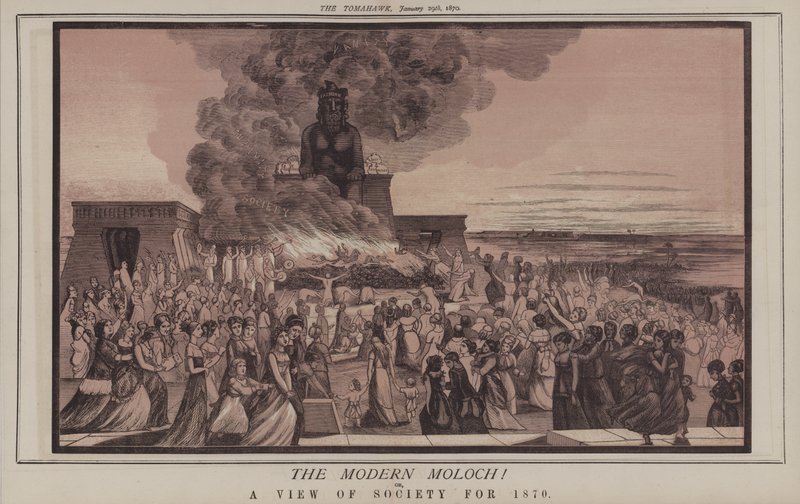 De moderne Moloch! of, Een blik op de samenleving van 1870 door Matthew
