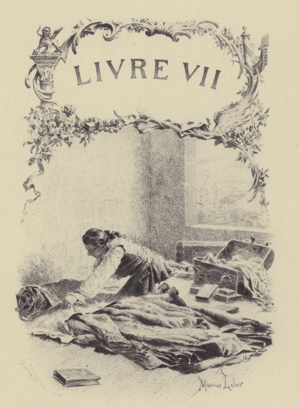 Illustratie voor Boek VII van Les Confessions de Jean-Jacques Rousseau door Maurice Leloir