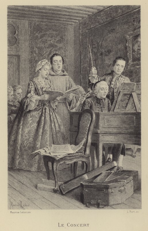 Het concert door Maurice Leloir