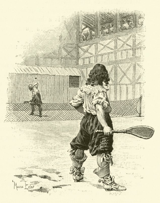 Illustratie voor De Drie Musketiers door Maurice Leloir