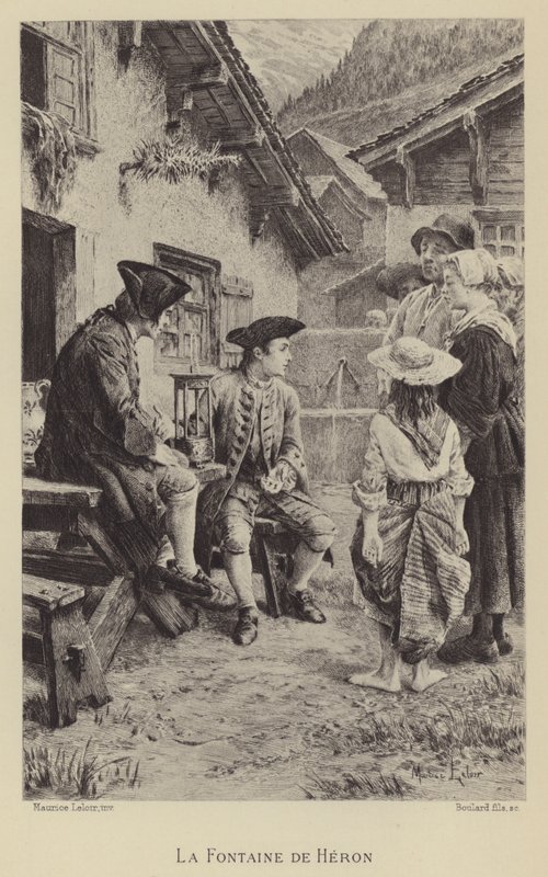 De fontein van Hero door Maurice Leloir