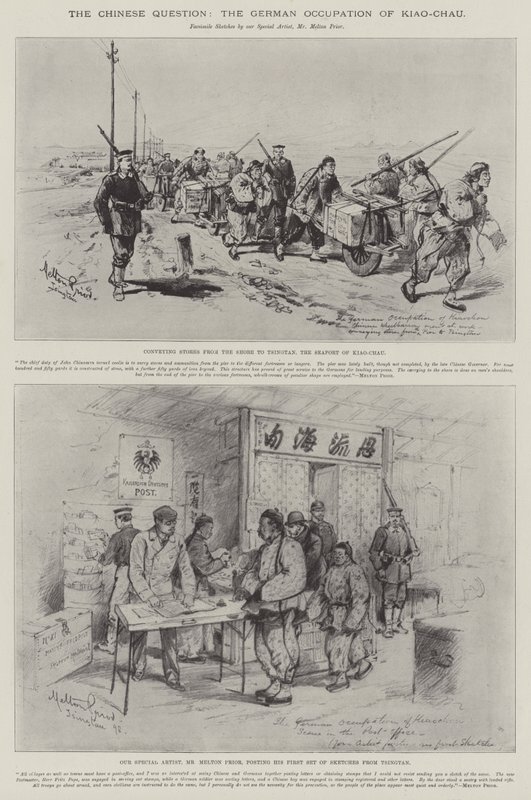 De Chinese kwestie, de Duitse bezetting van Kiao-Chau door Melton Prior