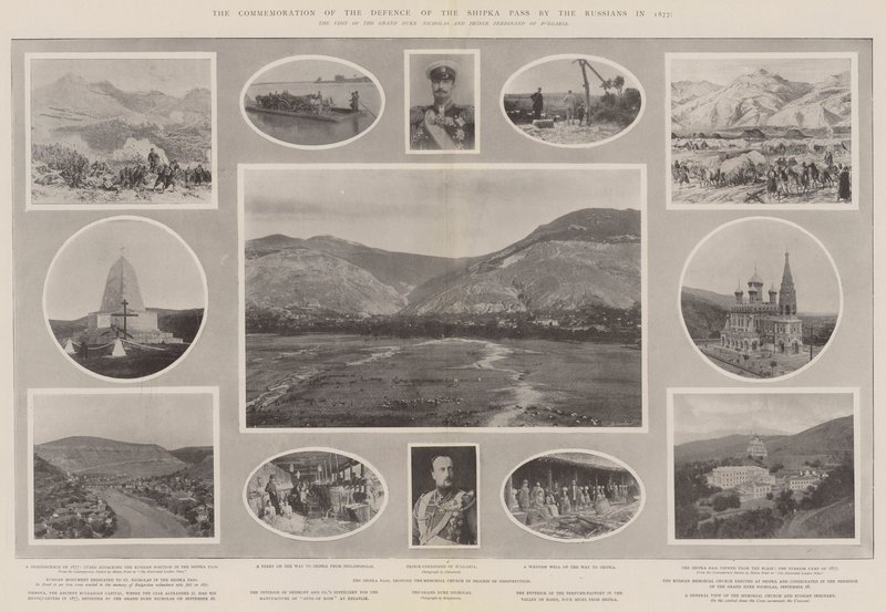 De Herdenking van de Verdediging van de Shipka-pas door de Russen in 1877 door Melton Prior