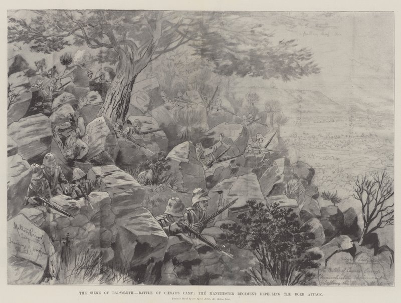 Het beleg van Ladysmith, slag bij Caesar