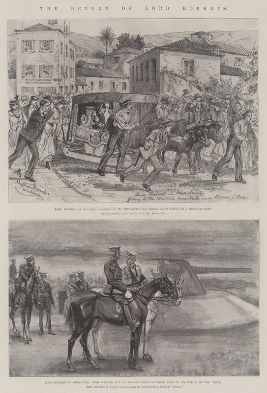 De Terugkeer van Lord Roberts door Melton Prior