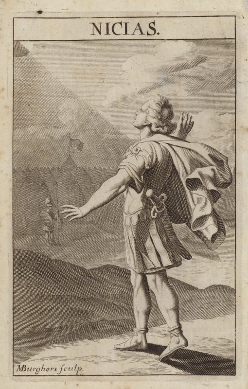 Nicias, Atheense politicus en generaal van de Peloponnesische Oorlog door Michael Burghers