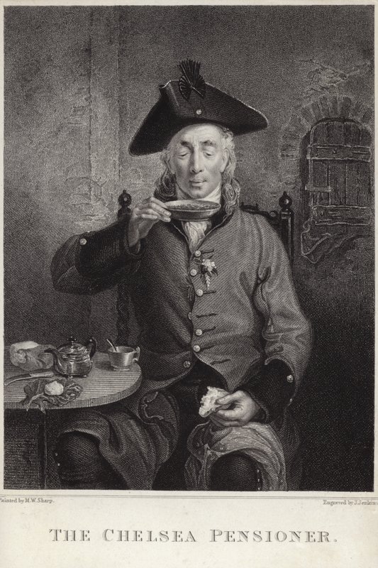 De Chelsea-pensionaris door Michael William Sharp