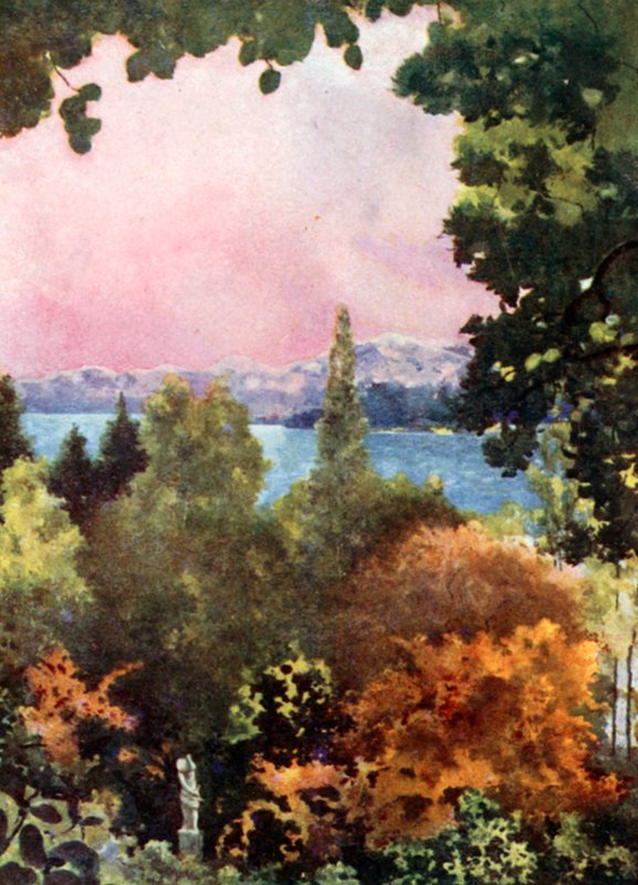 Bodensee vanaf Schloss Mainau door Mima Nixon