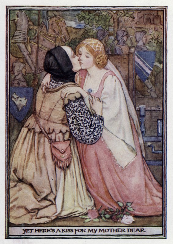 Lady Clare. Lord Tennyson door Minnie Didbin Spooner