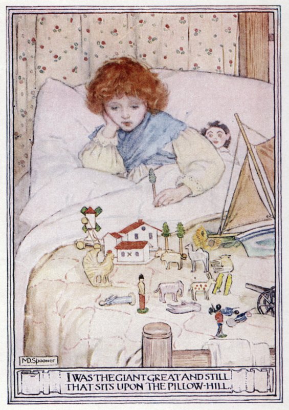 Het land van het tegenpaneel. R L Stevenson door Minnie Didbin Spooner