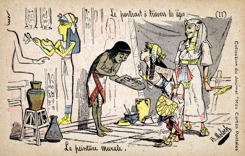 Egyptische kunst door Moloch