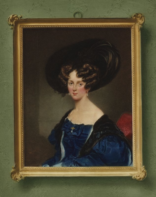 Portret van Johanna Georgine von Arthaber door Moritz Michael Daffinger