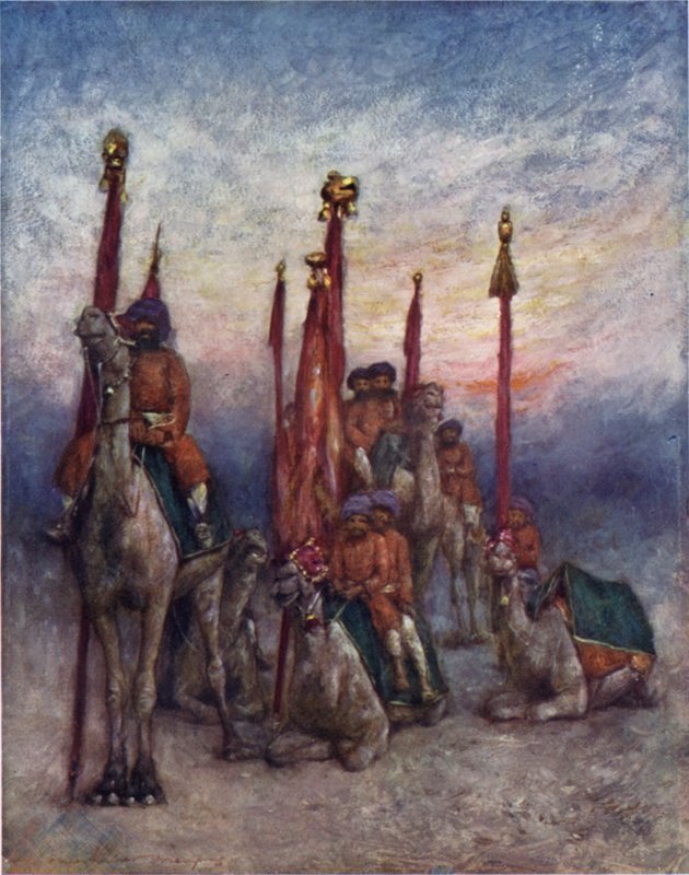 Kamp van Bombay Chiefs door Mortimer Ludington Menpes