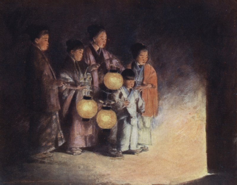 Bij het licht van de lantaarn door Mortimer Ludington Menpes