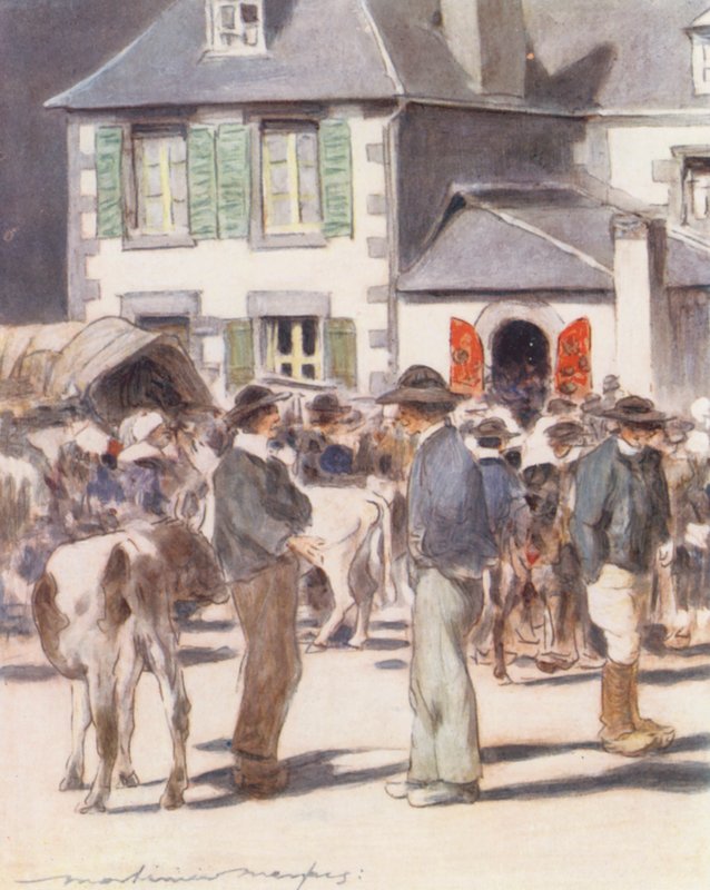 Op de Kermis door Mortimer Ludington Menpes