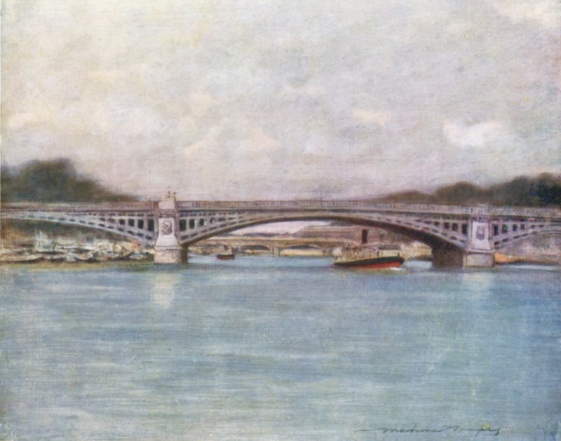 Pont de Solferiens door Mortimer Ludington Menpes