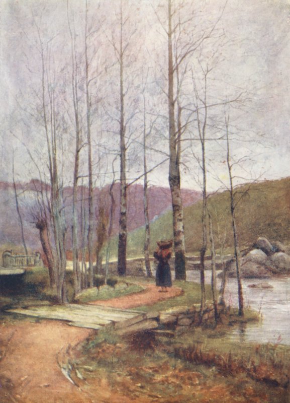 De Brug, Pont-Aven door Mortimer Ludington Menpes