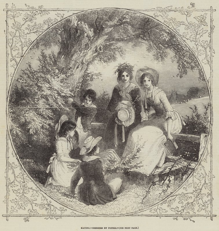 Meifeest door Myles Birket Foster