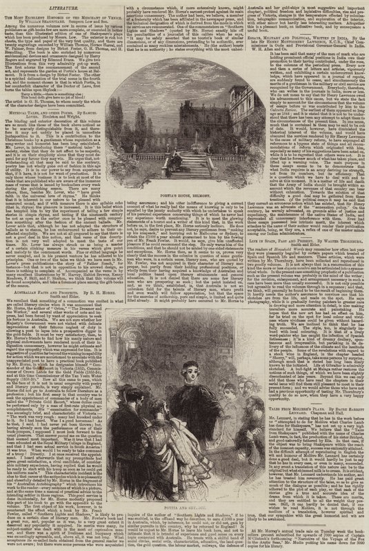 De koopman van Venetië, door William Shakespeare door Myles Birket Foster
