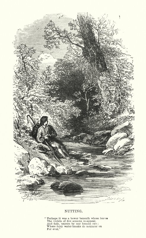 William Wordsworth: Nutting door Myles Birket (after) Foster