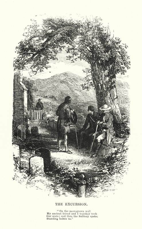William Wordsworth: The Excursion door Myles Birket (after) Foster
