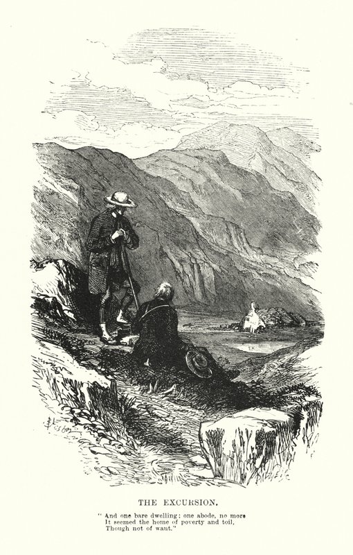 William Wordsworth: The Excursion door Myles Birket (after) Foster