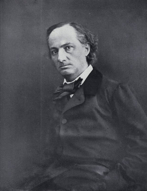De dichter Charles Baudelaire door Nadar