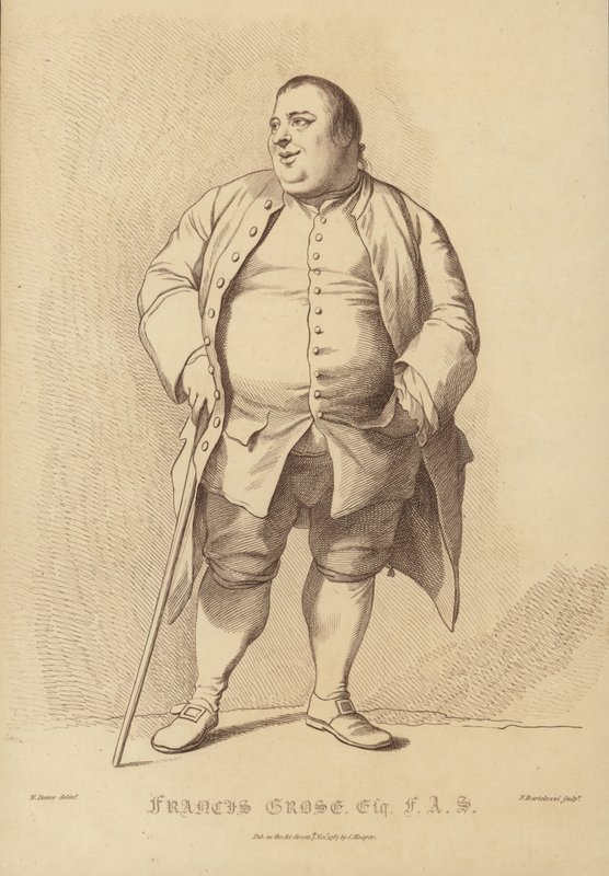 Francis Grose door Nathaniel Dance Holland