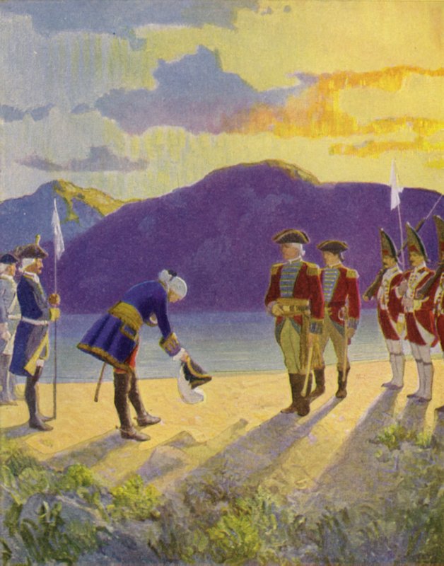 Illustratie voor De Laatste der Mohikanen door Newell Convers Wyeth