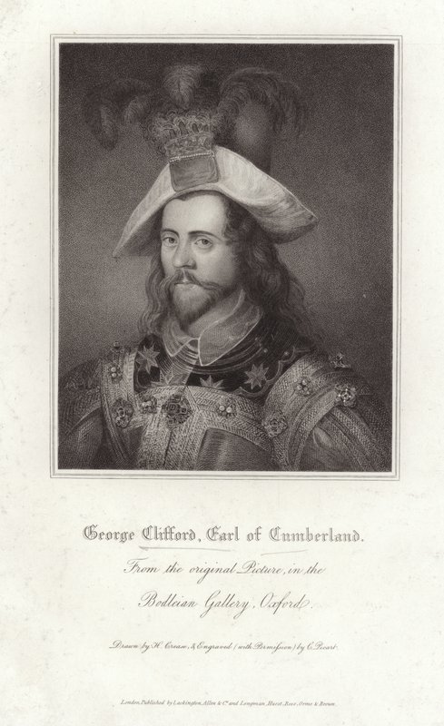 George Clifford Graaf van Cumberland door Nicholas Hilliard